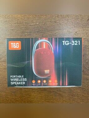 T&G TG-321 Portable Wireless Speaker - Red